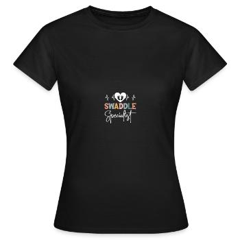 Soeur de l’USIN - T-shirt Femme - noir - Devant - AI Model Female 172 dark (172cm)