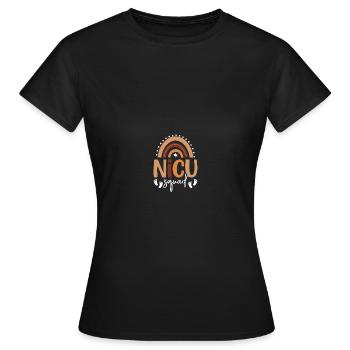 Soeur de l’USIN - T-shirt Femme - noir - Devant - AI Model Female 172 dark (172cm)