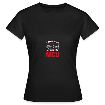 Soeur de l’USIN - T-shirt Femme - noir - Devant - AI Model Female 172 dark (172cm)