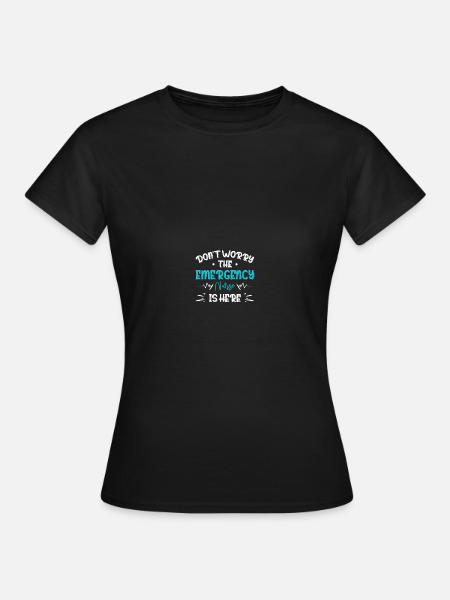 ER Krankenschwester Notfall Krankenschwester - Frauen T-Shirt - Schwarz