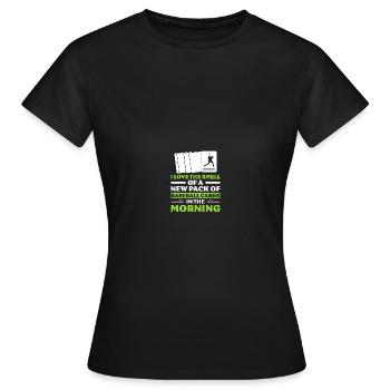 Baseball Card Collector Baseball Card - T-shirt Femme - noir - Devant - AI Model Female 172 dark (172cm)
