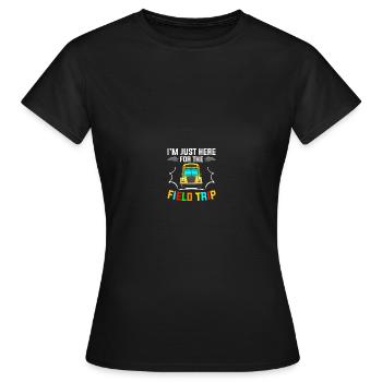 Journée d’excursion de l’enseignant sur le terrain - T-shirt Femme - noir - Devant - AI Model Female 172 dark (172cm)