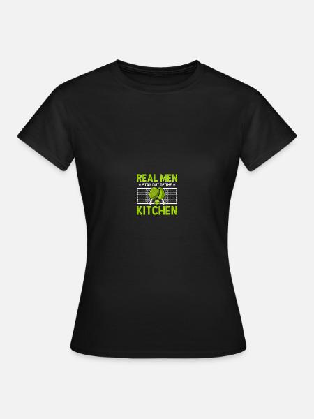 Pickle Ball Pickleball Küche - Frauen T-Shirt - Schwarz