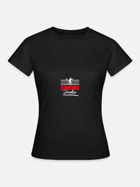 Pickle Ball Pickleball Küche - Frauen T-Shirt - Schwarz