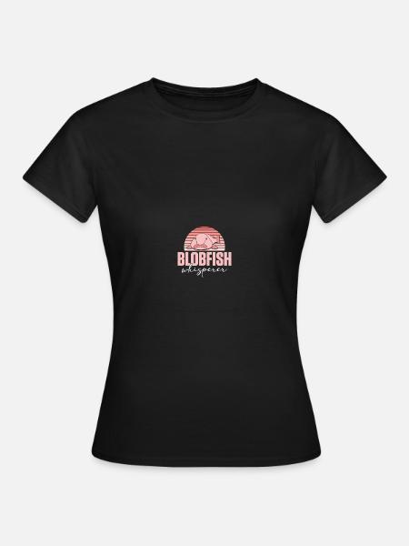Blob-Fisch Blobfisch - Frauen T-Shirt - Schwarz