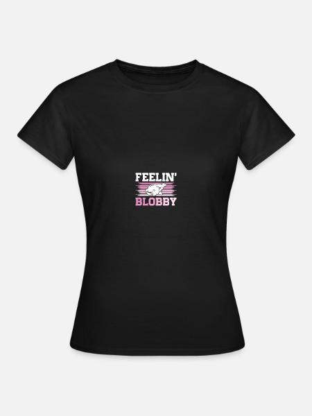 Blob-Fisch Blobfisch - Frauen T-Shirt - Schwarz