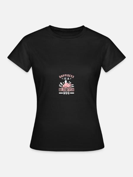 Blob-Fisch Blobfisch - Frauen T-Shirt - Schwarz