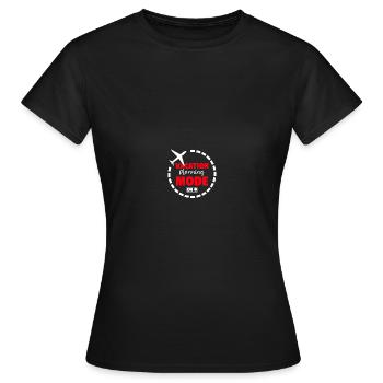 Planificateur de vacances Agence de voyages Agence de voyages - T-shirt Femme - noir - Devant - AI Model Female 172 dark (172cm)