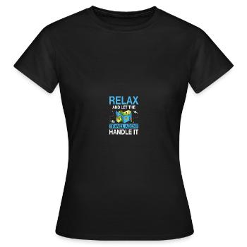 Planificateur de vacances Agence de voyages Agence de voyages - T-shirt Femme - noir - Devant - AI Model Female 172 dark (172cm)