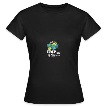 Planificateur de vacances Agence de voyages Agence de voyages - T-shirt Femme - noir - Devant - AI Model Female 172 dark (172cm)