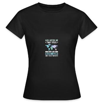Planificateur de vacances Agence de voyages Agence de voyages - T-shirt Femme - noir - Devant - AI Model Female 172 dark (172cm)