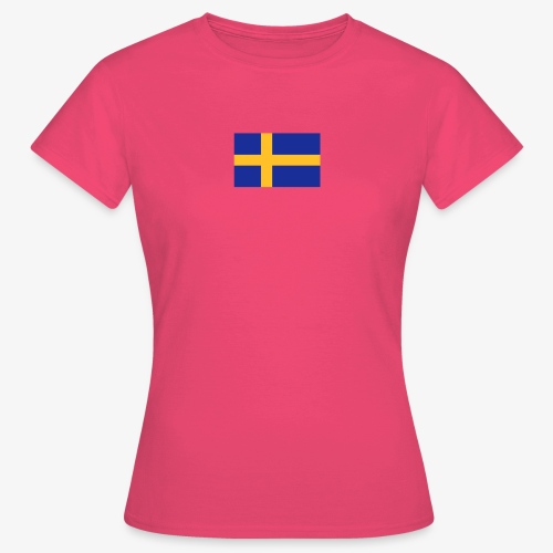 Svenska flaggan - Swedish Flag - T-shirt dam