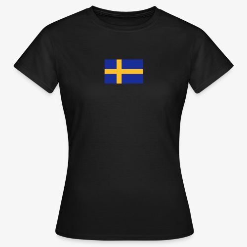Svenska flaggan - Swedish Flag - T-shirt dam