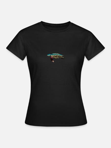 Tortue récif corallien - T-shirt Femme - noir