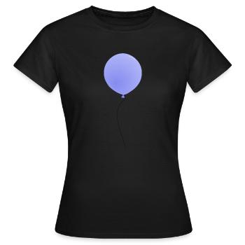 Balloon, Celebration, Party, Congratulations - Women's T-Shirt - black - Front - AI Model Female 172 dark (172cm)