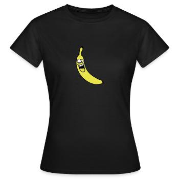 Crazy Banana - T-shirt Femme - noir - Devant - AI Model Female 172 dark (172cm)
