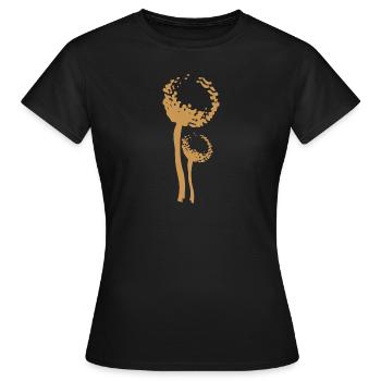 Pissenlits, pissenlits - T-shirt Femme - noir - Devant - AI Model Female 172 dark (172cm)