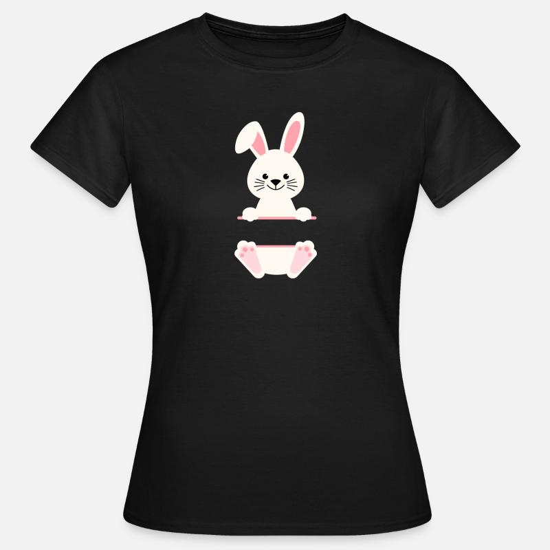 Hare pink - Women's T-Shirt - black