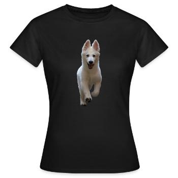 Puppy - Women's T-Shirt - black - Front - AI Model Female 172 dark (172cm)