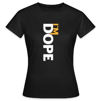 Vintage - Frauen T-Shirt - Schwarz - Vorne - AI Model Female 172 dark (172cm)