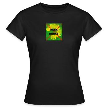 Nein, Danke! - Frauen T-Shirt - Schwarz - Vorne - AI Model Female 172 dark (172cm)