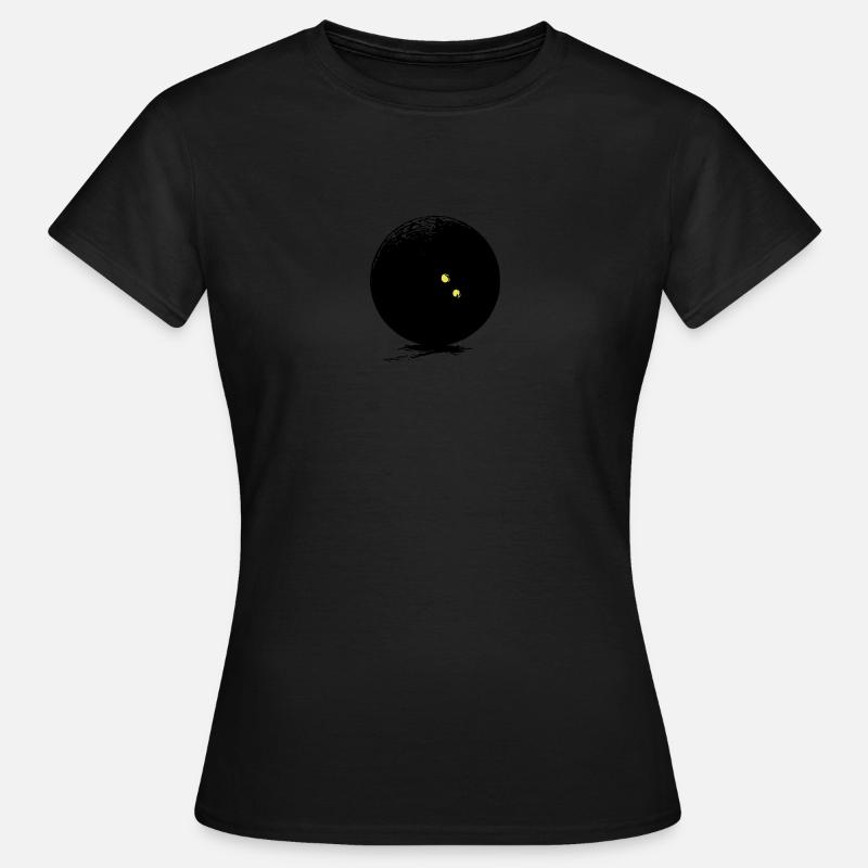 squash ball - Women's T-Shirt - black