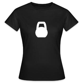 Bouilloire , Sport Poids 02 - T-shirt Femme - noir - Devant - AI Model Female 172 dark (172cm)
