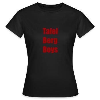 Tafel Berg Boys - Frauen T-Shirt - Schwarz - Vorne - AI Model Female 172 dark (172cm)