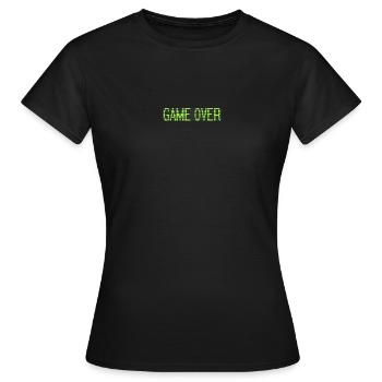 retro GAME OVER - T-shirt Femme - noir - Devant - AI Model Female 172 dark (172cm)