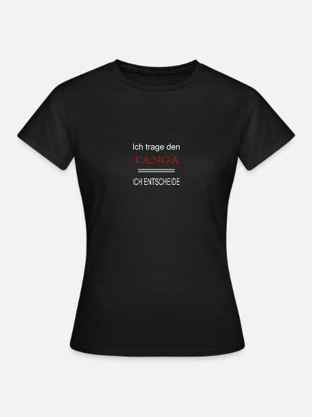 Tanga - Frauen T-Shirt - Schwarz