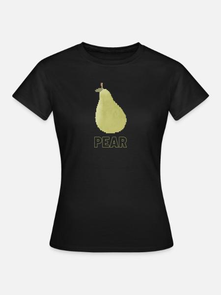 Pear - Frauen T-Shirt - Schwarz