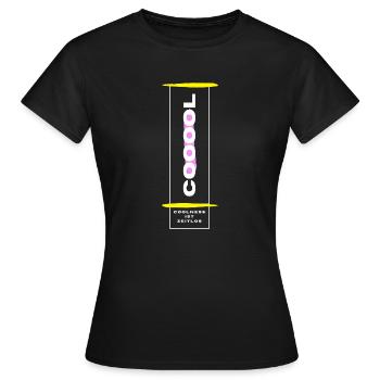 Le cool est intemporel - T-shirt Femme - noir - Devant - AI Model Female 172 dark (172cm)