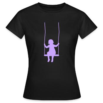 Swing Girl - Women's T-Shirt - black - Front - AI Model Female 172 dark (172cm)