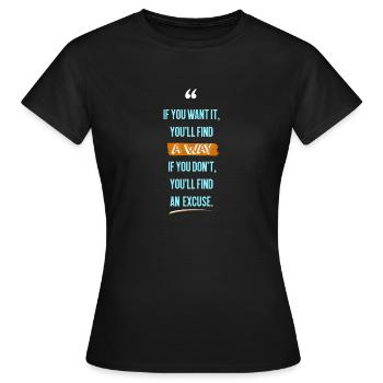 Softstyle T-Shirt - Positiv Positiv Positiv - Frauen T-Shirt - Schwarz - Vorne - AI Model Female 172 dark (172cm)