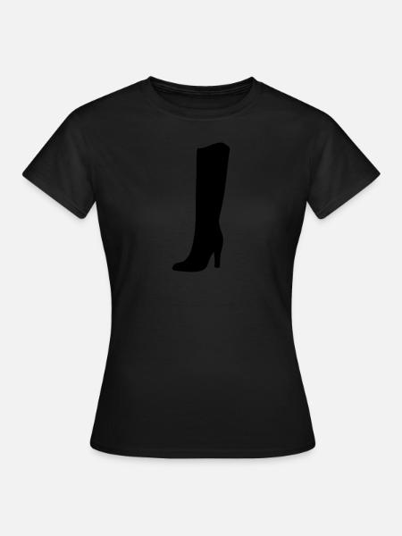 Stiefel - Frauen T-Shirt -