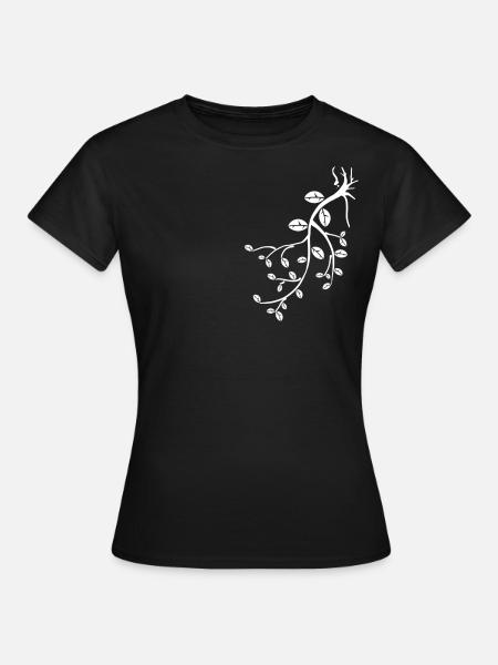 Spross des Lebens - Frauen T-Shirt - Schwarz