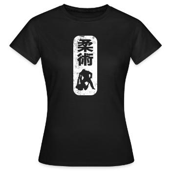 Brazilian Jiu-Jitsu BJJ - Frauen T-Shirt - Schwarz - Vorne - AI Model Female 172 dark (172cm)