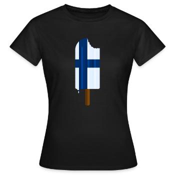 Geschmack von Finnland - Frauen T-Shirt - Schwarz - Vorne - AI Model Female 172 dark (172cm)