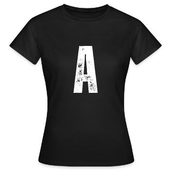 A - T-shirt Femme - noir - Devant - AI Model Female 172 dark (172cm)