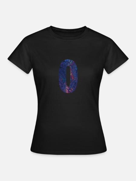 0 - Frauen T-Shirt - Schwarz