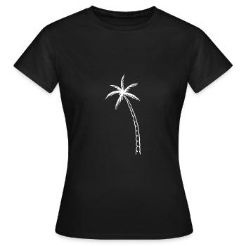 Palme Palm - T-shirt Femme - noir - Devant - AI Model Female 172 dark (172cm)