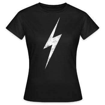 Foudre Vintage Dommer électricité - T-shirt Femme - noir - Devant - AI Model Female 172 dark (172cm)