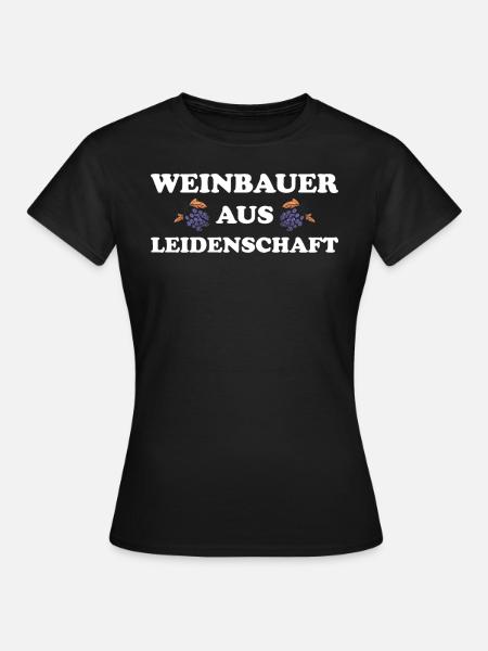 Winzer Weinbauer Weinbauer Geschenkidee - Frauen T-Shirt - Schwarz
