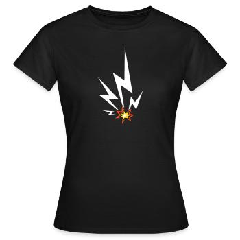 Elektrizität - Frauen T-Shirt - Schwarz - Vorne - AI Model Female 172 dark (172cm)