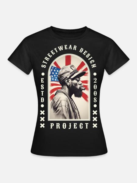 STREETWEAR DESIGN PROJECT USA - Women's T-Shirt - black
