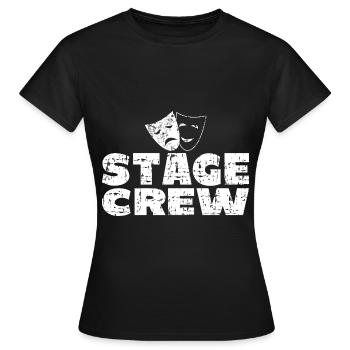 Stage Crew - Women's T-Shirt - black - Front - AI Model Female 172 dark (172cm)