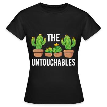 Cactus The Untouchable Succulents Cactus - Women's T-Shirt - black - Front - AI Model Female 172 dark (172cm)