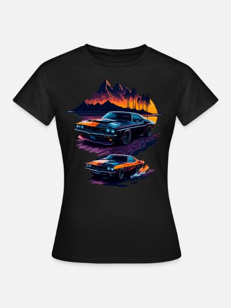 Classic sports car - Women's T-Shirt - black