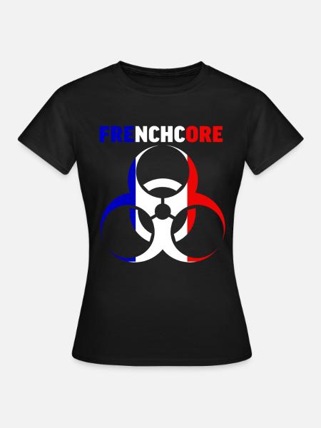Frenchcore Festival Merch Gabber - Frauen T-Shirt - Schwarz