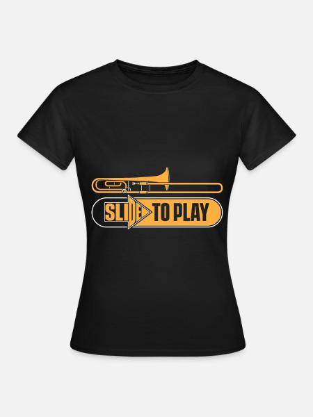 Trombone - Vrouwen T-shirt - zwart